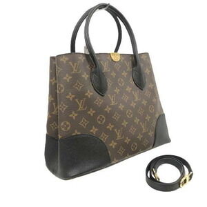 Louis Vuitton Flandrin Monogram Shoulder Bag Noir Black Brown Crossbody